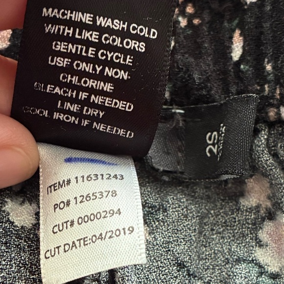 Torrid Black Floral Print Soft Jumpsuit 2S - Picture 9 of 15